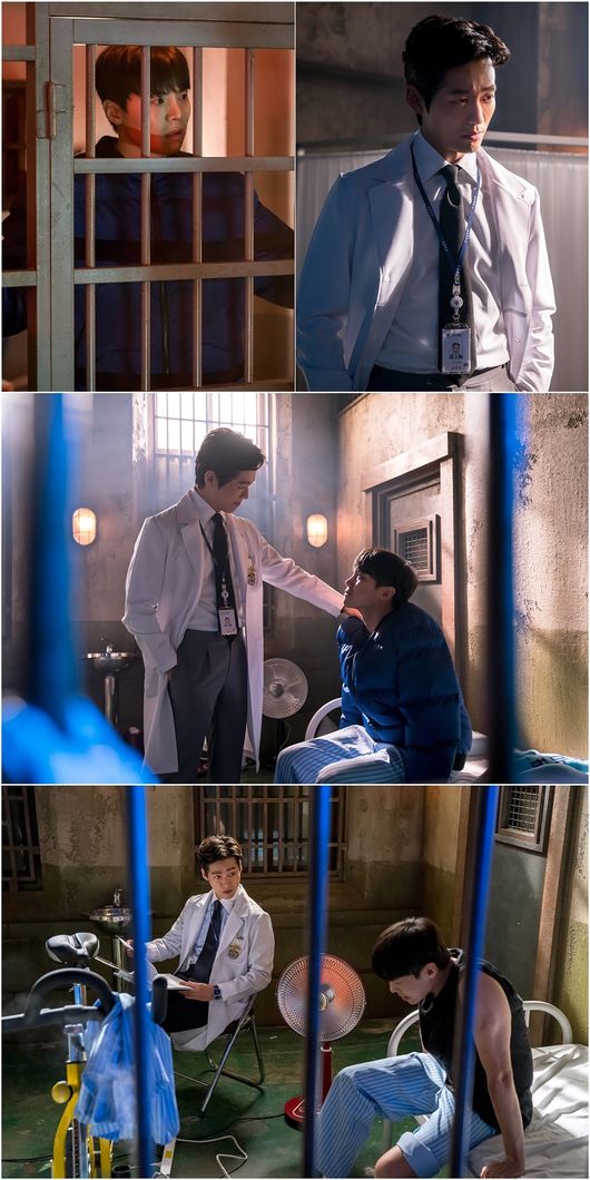 [사진=지담 제공] '닥터 프리즈너' 남궁민, 박은석 스틸 컷