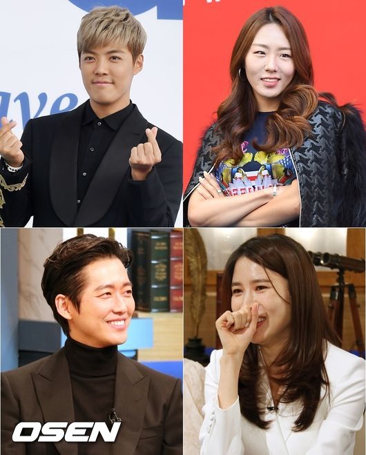 강남, 이상화, 진아름, 남궁민(왼쪽 위부터 시계방향). OSEN DB