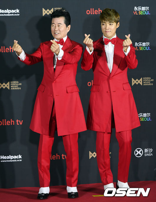 태진아, 강남 /사진=OSEN DB