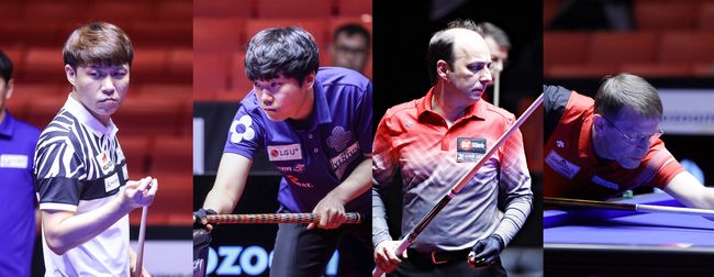 [사진]왼쪽부터 최성원, 김행직, 다니엘 산체스, 토브욘 브롬달 /코줌코리아 제공