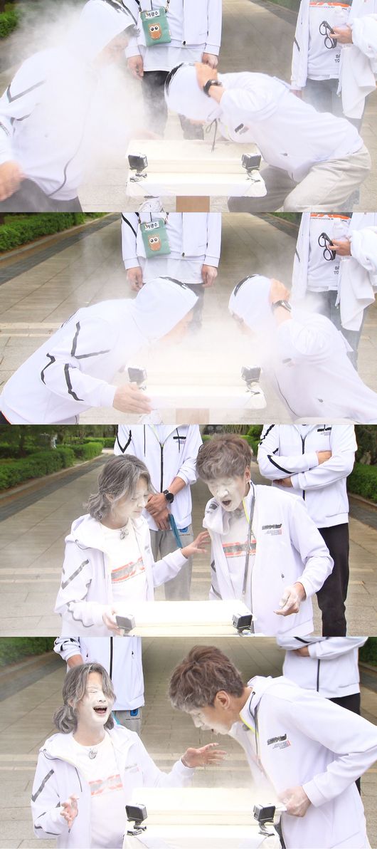 [사진=SBS 제공] '런닝맨' 꽝손 4인방 유재석, 지석진, 이광수, 전소민 현장 스틸 컷