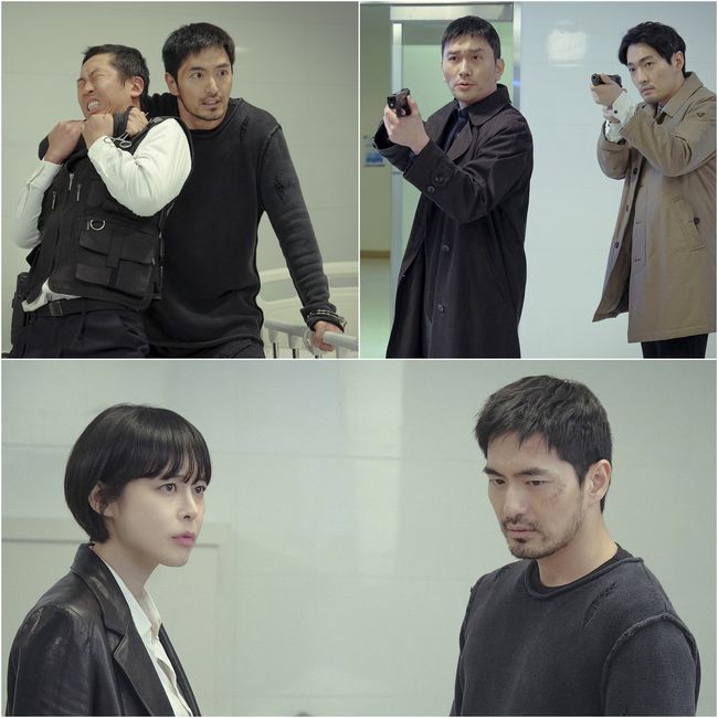 [사진=OCN 제공] '보이스3' 이하나, 이진욱 스틸 컷