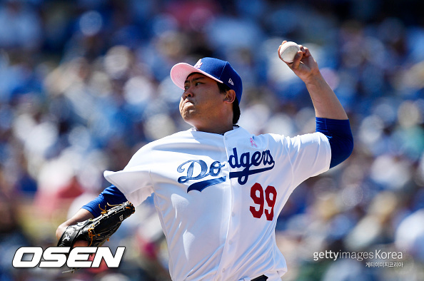 류현진(2019/5/13)ⓒGettyimages(무단전재 및 재배포 금지)