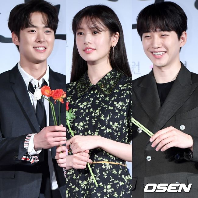 14일 오전 서울 동대문 메가박스에서 영화 ‘기방도령’ (감독 남대중) 제작보고회가 열렸다. 배우 공명, 정소민, 준호가 포토타임을 하고 있다. /dreamer@osen.co.kr