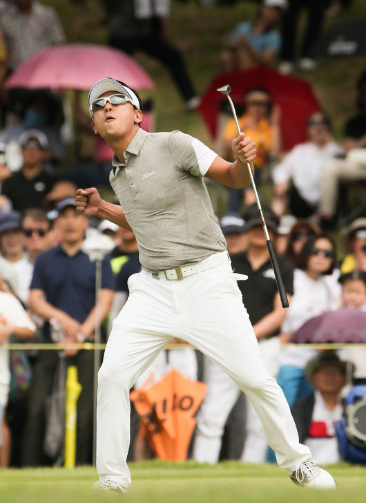 KEB하나은행 인비테이셔널의 지난 해 대회 우승자 박상현.