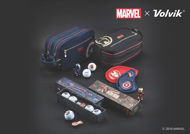 볼빅의 마블 어벤져스 콜라보레이션 아이템. /볼빅 제공.