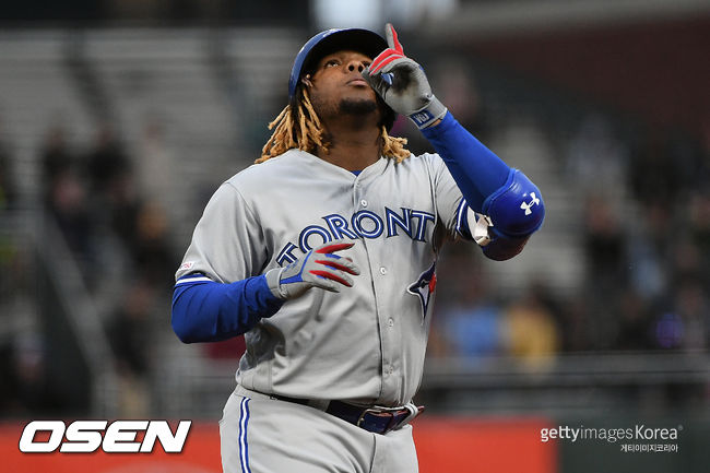 토론토 블라디미르 게레로 주니어(2019/5/15) ⓒGettyimages(무단전재 및 재배포 금지)