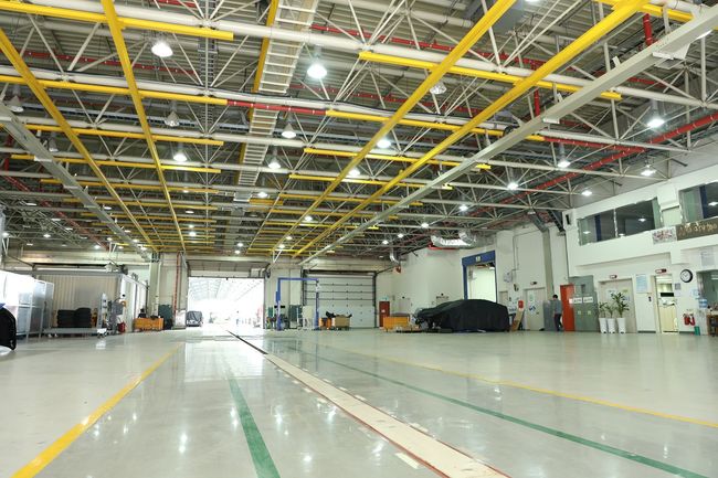 르노테크놀로지코리아의 충돌 시험장.