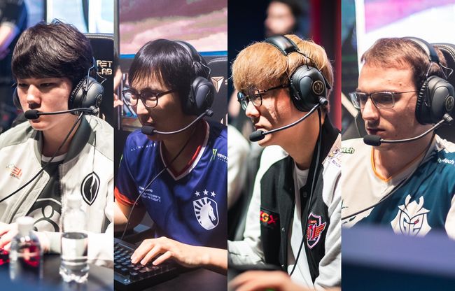 왼쪽부터 '재키러브', '더블리프트', '테디', '퍽즈'. /라이엇 게임즈 플리커.