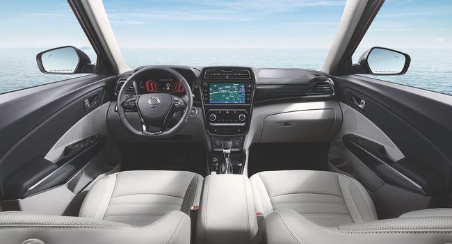 쌍용자동차 Very New TIVOLI의 실내.