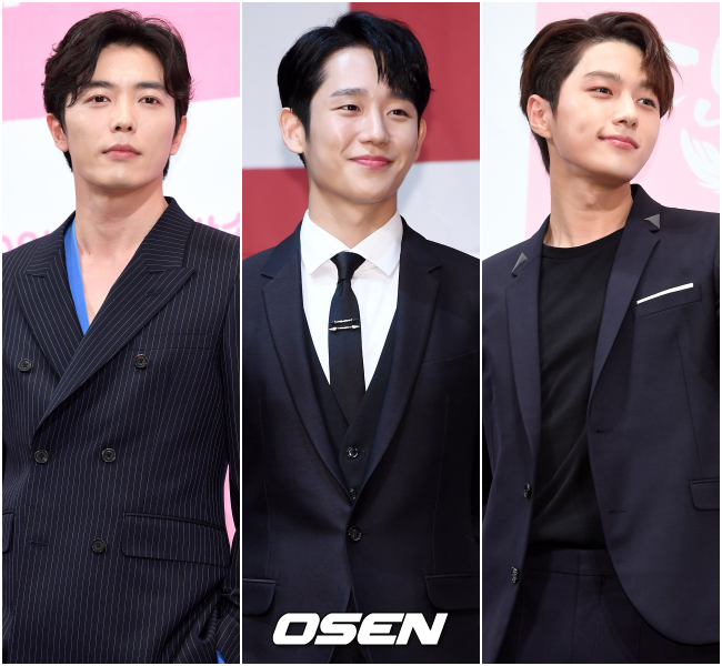 수목드라마에서 활약 중인 배우 김재욱과 정해인, 김명수. OSEN DB