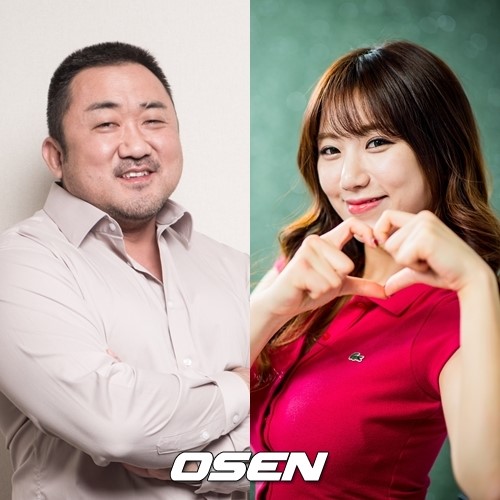 3년째 열애 중인 마동석과 예정화 커플