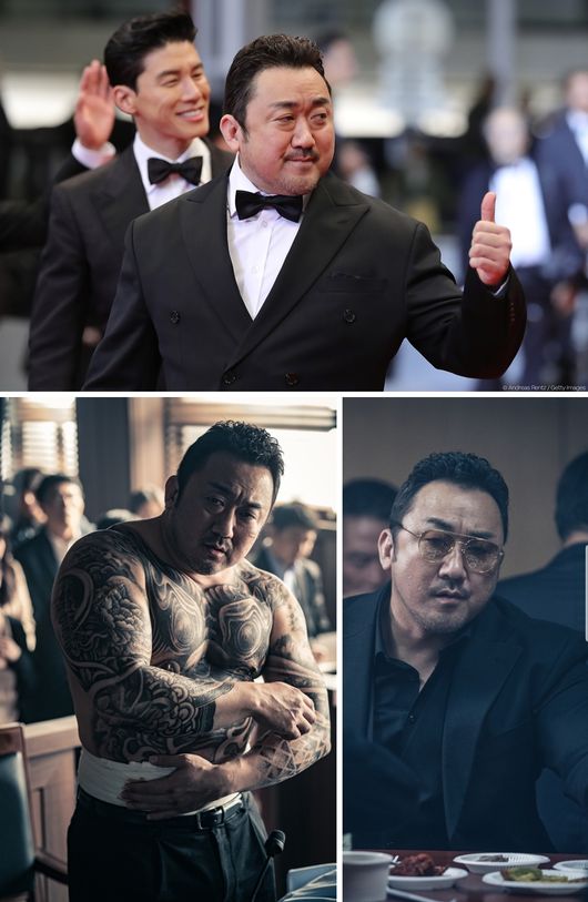 [사진=빅펀치이엔티 제공] 배우 마동석 '악인전' 스틸 컷, 프랑스 칸 영화제 방무 현장