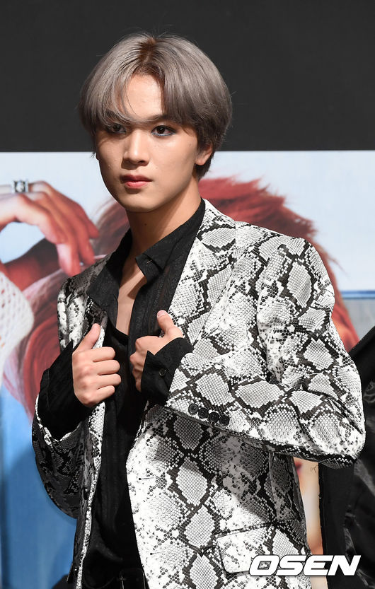 NCT 127 해찬이 포토타임을 하고 있다. /dreamer@osen.co.kr