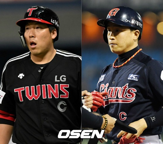 김현수-손아섭. /OSEN DB.