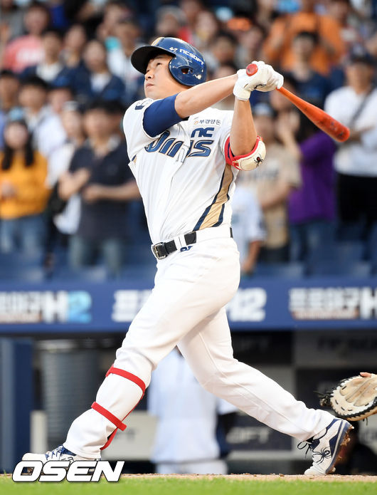 NC 양의지가 6년 연속 두 자릿수 홈런을 달성했다. /rumi@osen.co.kr