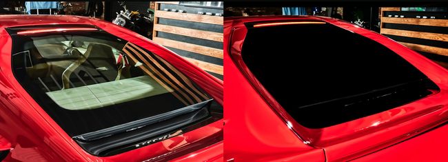 레이노코리아의 파노라마 틴팅 필름.