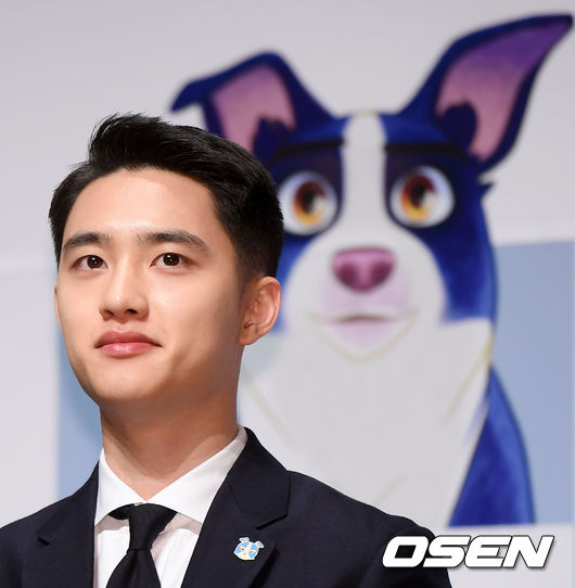 더빙을 맡은 배우 도경수가 참석하고 있다. / eastsea@osen.co.kr