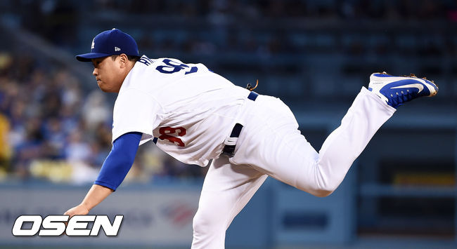 3회초 다저스 류현진이 역투하고 있다./ soul1014@osen.co.kr