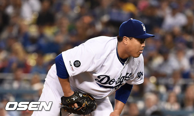 LA 다저스 류현진이 5월에만 0.59의 평균자책점을 기록하며 이달의 투수상 유력후보로 떠올랐다. soul1014@osen.co.kr