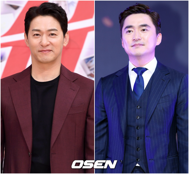 오늘(1일) 나란히 결혼식을 올리는 배우 주진모(왼쪽)와 김석훈(오른쪽). OSEN DB