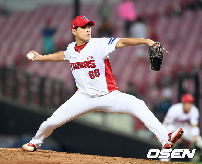 KIA 타이거즈 우완투수 고영창이 역투하고 있다. /sunday@osen.co.kr