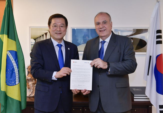 [사진]브라질대사 방문/광주광역시 제공