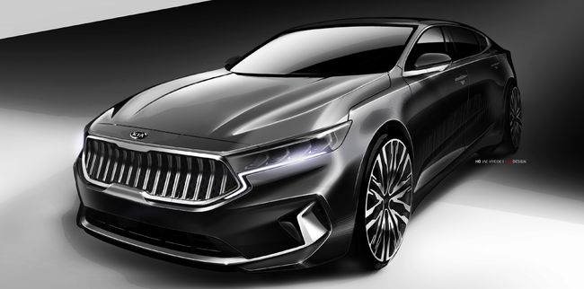 기아차 ‘K7 PREMIER’ 렌더링 이미지.