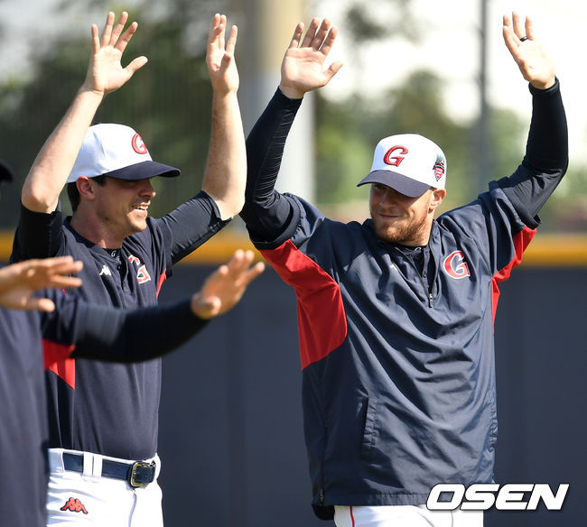 롯데 레일리와 톰슨/dreamer@osen.co.kr