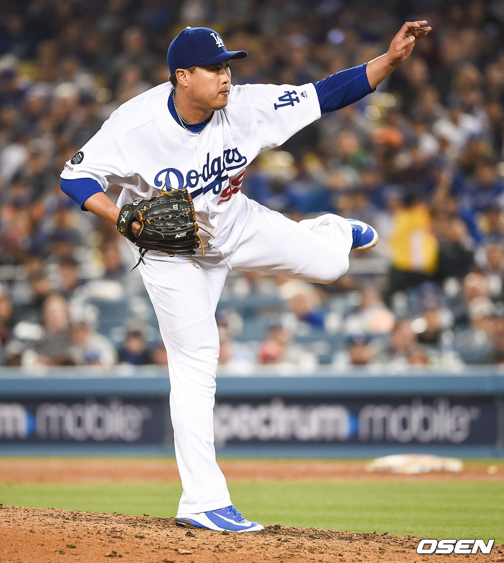 7회초 류현진이 역투하고 있다. / soul1014@osen.co.kr