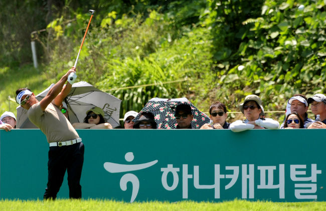 KEB하나은행 인비테이셔널의 지난 해 대회 우승자 박상현.