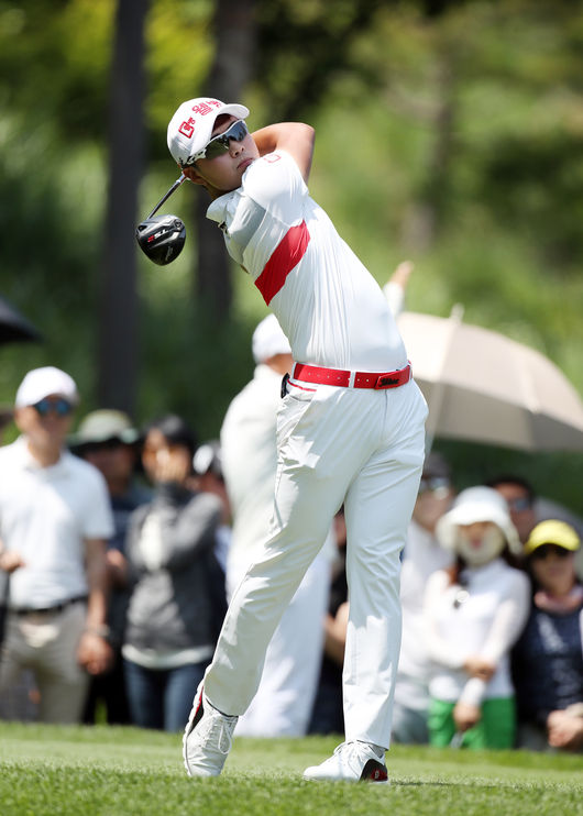 먼싱웨어 매치플레이에서 4년만에 다시 정상에 오른 이형준. /KPGA 제공.