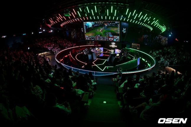 종로 롤파크 LCK아레나 전경.