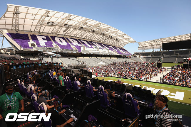 [사진] 지난 2018년 열린 E3에 참가한 에픽게임즈. /ⓒGettyimages(무단전재 및 재배포 금지)
