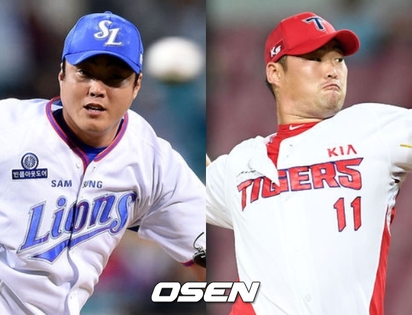 [사진] 안지만-김진우.