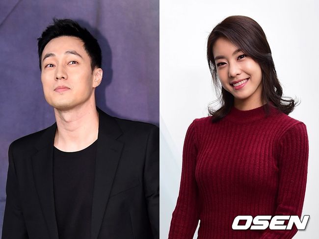 소지섭(왼쪽)과 조은정 전 아나운서가 열애 중이다. OSEN DB