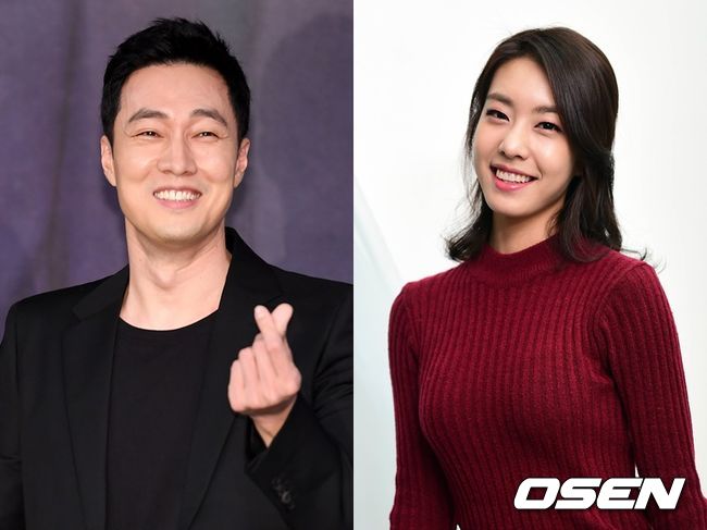 소지섭(왼쪽)과 조은정 전 아나운서가 열애 중이다. OSEN DB