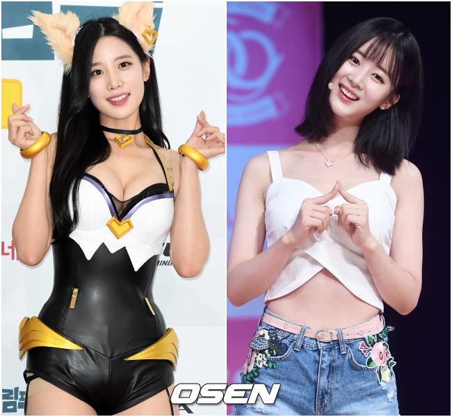 베리굿 멤버 조현(왼쪽)과 다예(오른쪽). OSEN DB.