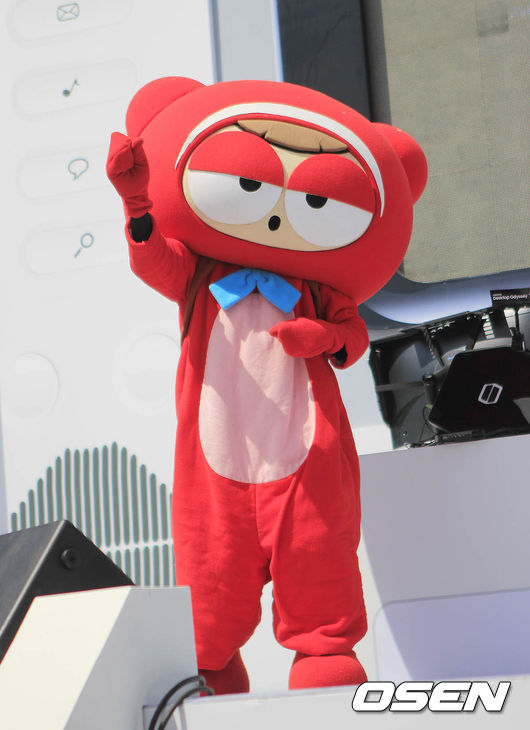 2017 e스포츠 페스티벌에 등장한 배찌.
