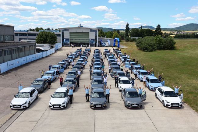 20~23일(현지시각) 뉘르부르크링 서킷 인근 멘딕 지역에서 열린 '드라이빙 아카데미' 현장. 
