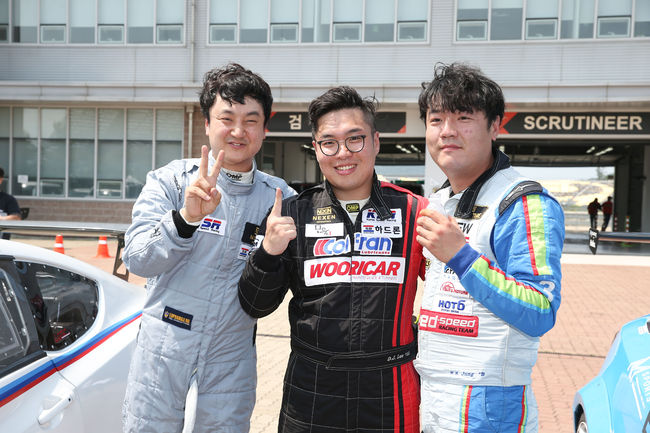 GT 300 클래스 수상자들.