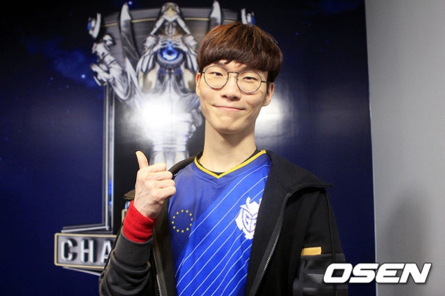 G2 소속으로 2018 LOL 월드 챔피언십에 출전했던 '와디드' 김배인.