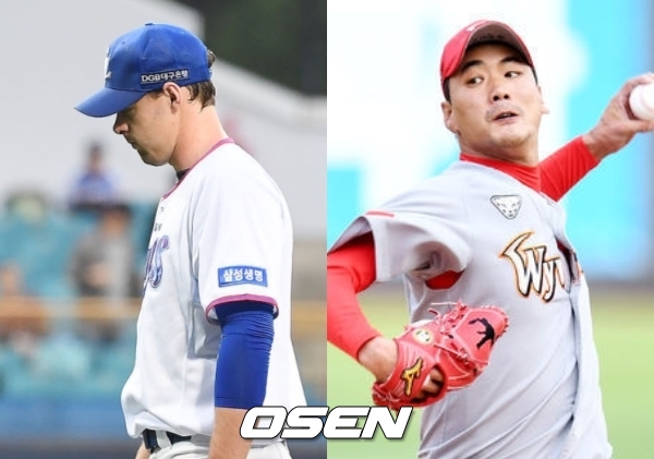 [사진] 저스틴 헤일리-김광현. 