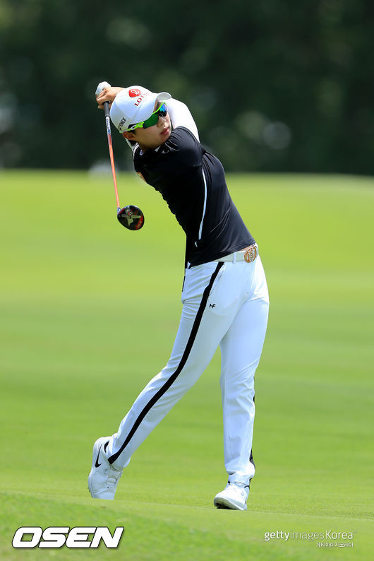 김효주가 3년 5개월만에 우승에 도전해 한국팬들을 기쁘게 했다. /ⓒGettyimages(무단전재 및 재배포 금지)