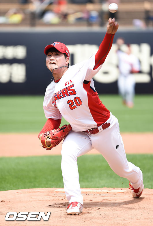 KIA 타이거즈 고졸 신인투수 김기훈./OSEN DB