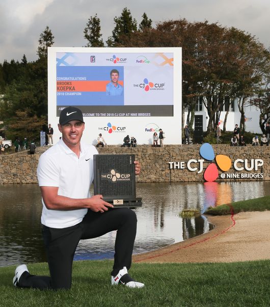 지난 대회 우승자 브룩스 켑카.