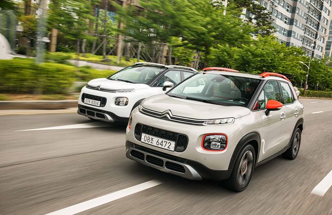 시트로엥 뉴 C3 에어크로스 SUV.