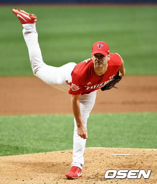 KIA타이거즈 제이콥 터너가 9일 대구 삼성전에서 6이닝 무실점으로 호투했다. /pjmpp@osen.co.kr