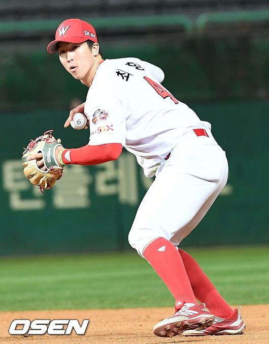 [사진=박재만 기자] SK 최항