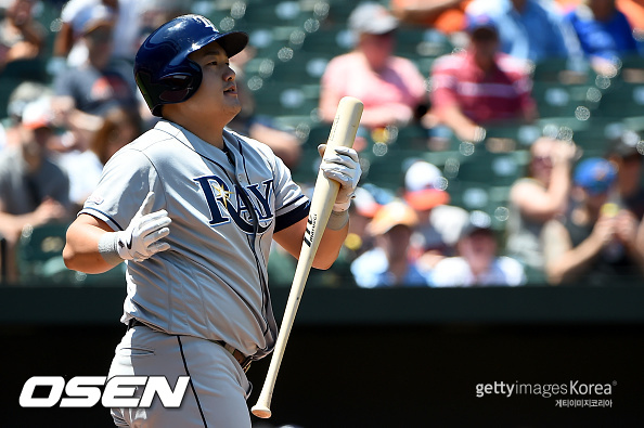 최지만(2019/7/14)ⓒGettyimages(무단전재 및 재배포 금지)